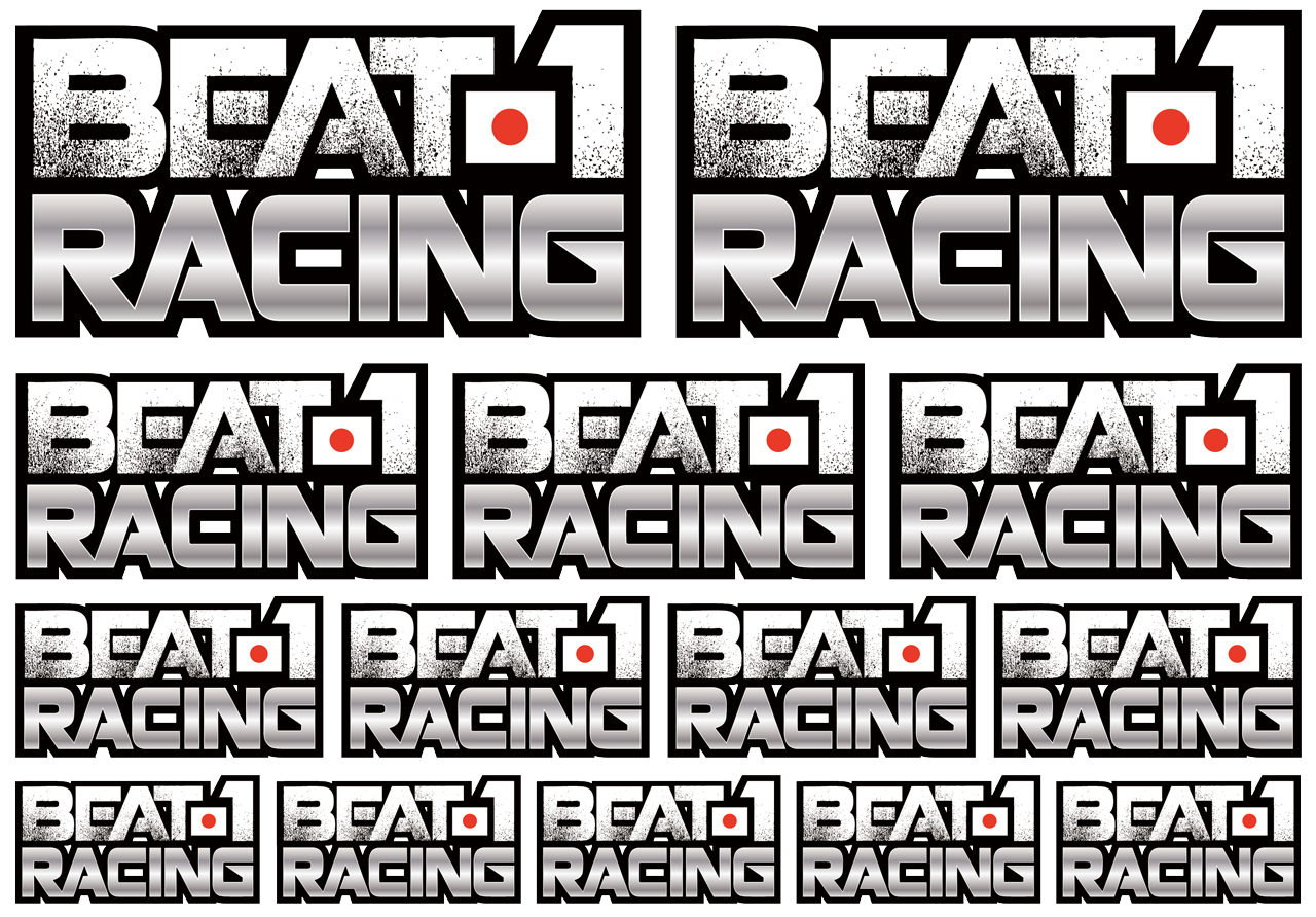BEAT1 RACING  NEW オリジナルデカール 販売開始